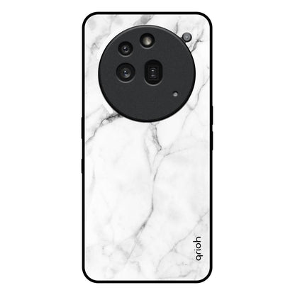 Modern White Marble Nothing Phone 3a Pro Glass Back Cover Online