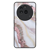 Pink & Gold Gllitter Marble Nothing Phone 3a Pro Glass Back Cover Online