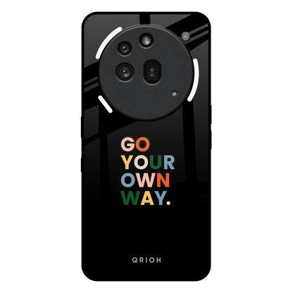 Go Your Own Way Nothing Phone 3a Pro Glass Back Cover Online