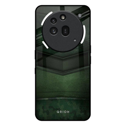 Green Leather Nothing Phone 3a Pro Glass Back Cover Online