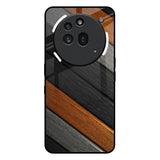 Tri Color Wood Nothing Phone 3a Pro Glass Back Cover Online
