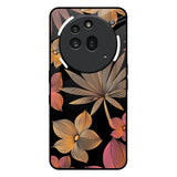 Lines Pattern Flowers Nothing Phone 3a Pro Glass Back Cover Online