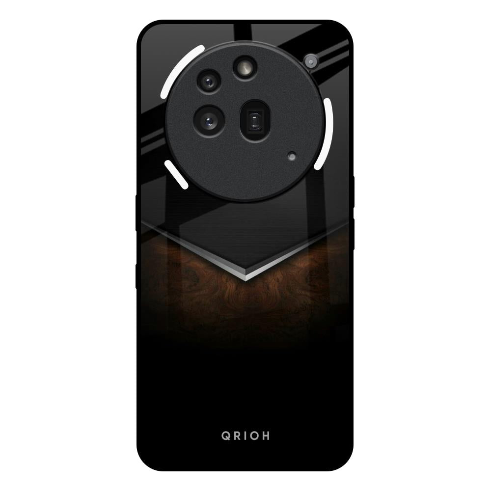 Dark Walnut Nothing Phone 3a Pro Glass Back Cover Online