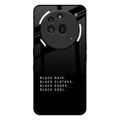 Black Soul Nothing Phone 3a Pro Glass Back Cover Online