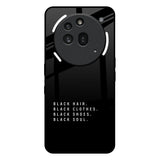 Black Soul Nothing Phone 3a Pro Glass Back Cover Online