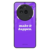 Make it Happen Nothing Phone 3a Pro Glass Back Cover Online
