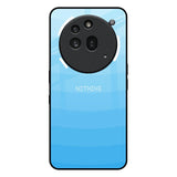 Wavy Blue Pattern Nothing Phone 3a Pro Glass Back Cover Online