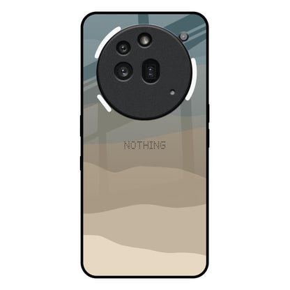 Abstract Mountain Pattern Nothing Phone 3a Pro Glass Back Cover Online