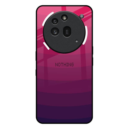 Wavy Pink Pattern Nothing Phone 3a Pro Glass Back Cover Online