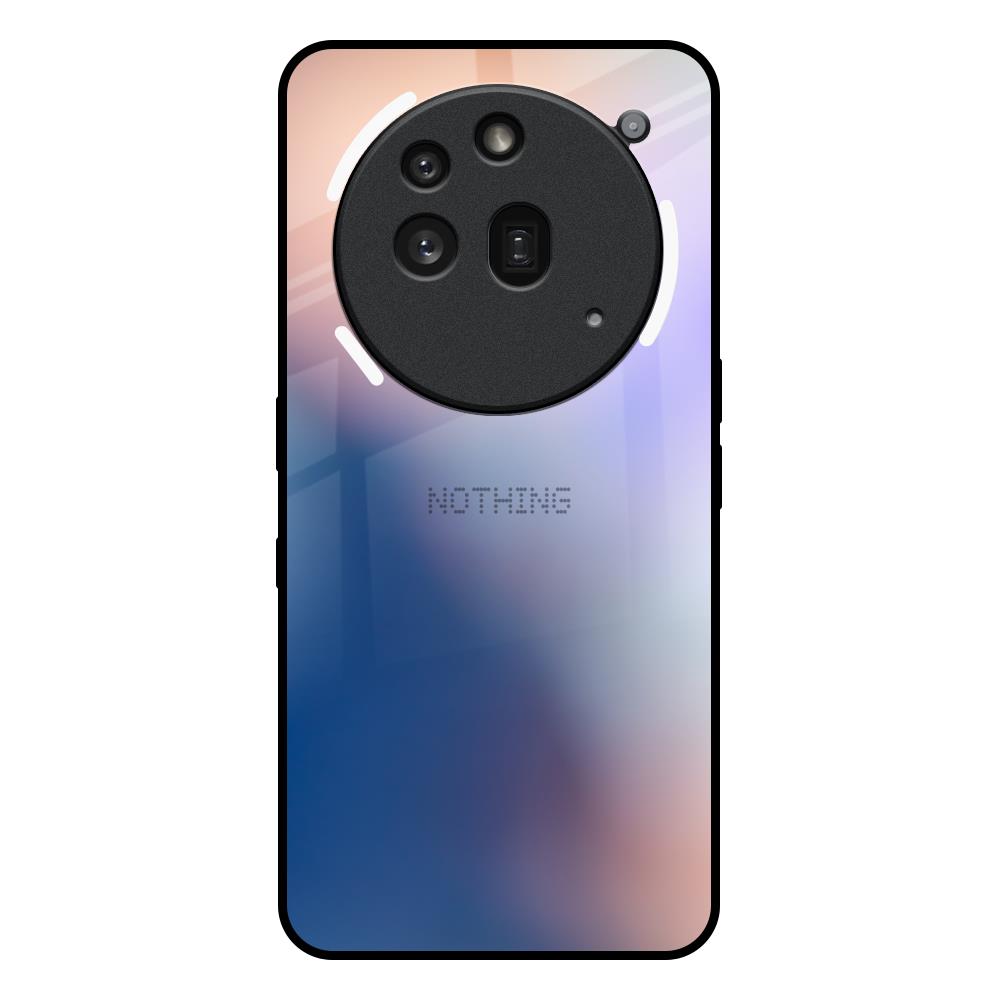 Blue Mauve Gradient Nothing Phone 3a Pro Glass Back Cover Online