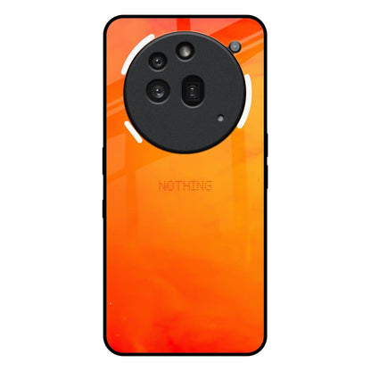 Tangy Orange Nothing Phone 3a Pro Glass Back Cover Online