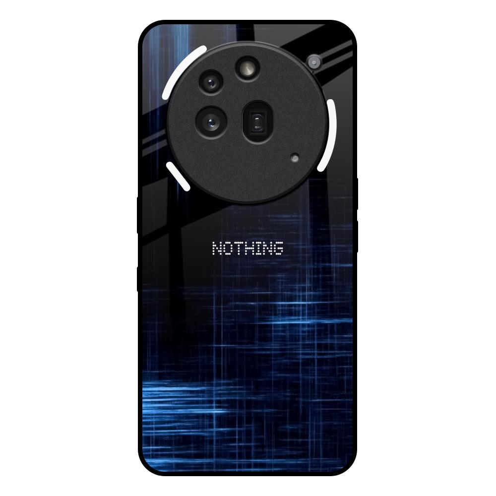 Blue Scratch Nothing Phone 3a Pro Glass Back Cover Online
