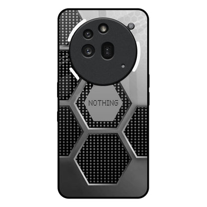 Hexagon Style Nothing Phone 3a Pro Glass Back Cover Online
