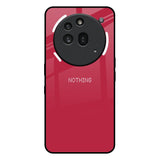 Solo Maroon Nothing Phone 3a Pro Glass Back Cover Online