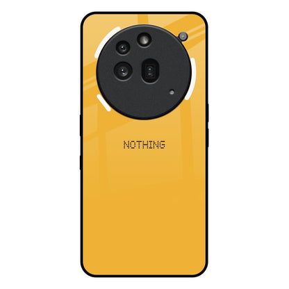 Fluorescent Yellow Nothing Phone 3a Pro Glass Back Cover Online
