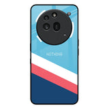 Pink & White Stripes Nothing Phone 3a Pro Glass Back Cover Online
