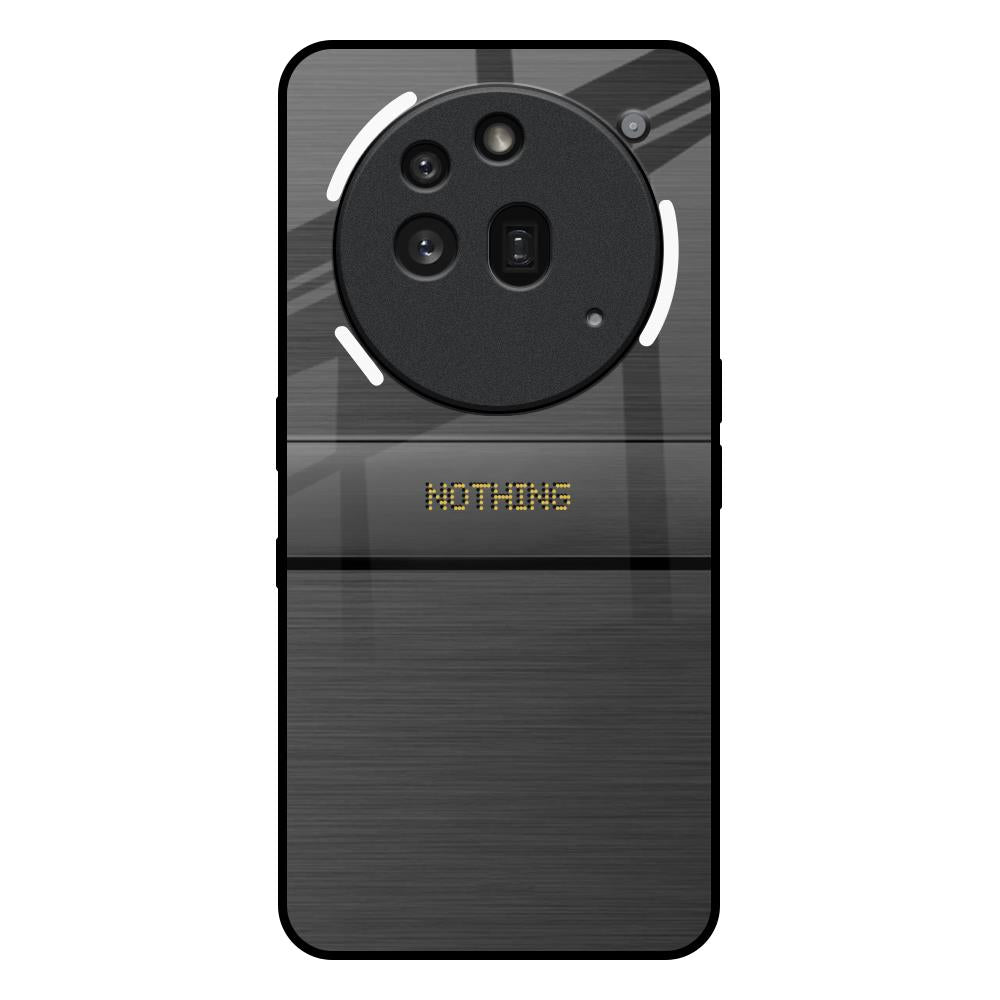 Grey Metallic Glass Nothing Phone 3a Pro Glass Back Cover Online