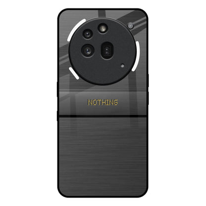 Grey Metallic Glass Nothing Phone 3a Pro Glass Back Cover Online