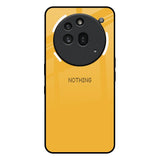 Fluorescent Yellow Nothing Phone 3a Pro Glass Back Cover Online