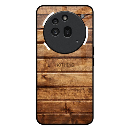 Wooden Planks Nothing Phone 3a Pro Glass Back Cover Online