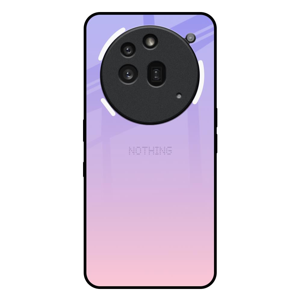 Lavender Gradient Nothing Phone 3a Pro Glass Back Cover Online