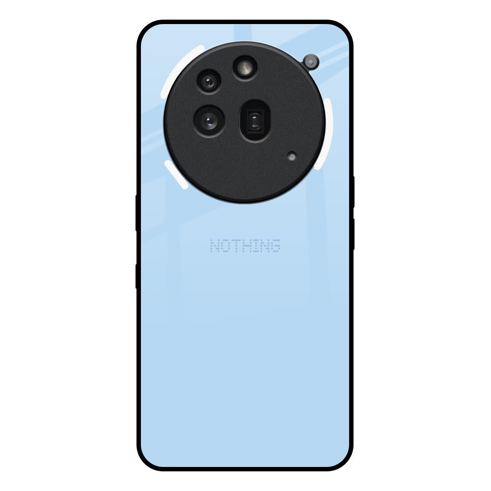 Pastel Sky Blue Nothing Phone 3a Pro Glass Back Cover Online