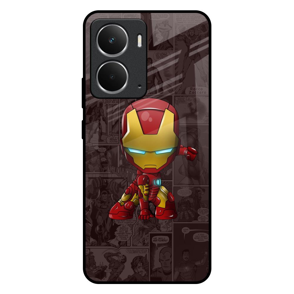 Angry Baby Super Hero Glass Case for Realme P3 5G
