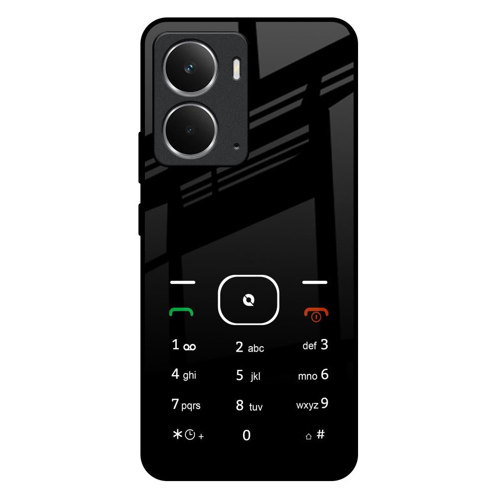 Classic Keypad Pattern Glass Case for Realme P3 5G