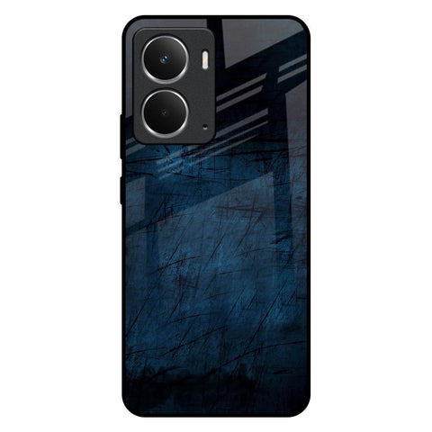 Dark Blue Grunge Realme P3 5G Glass Back Cover Online