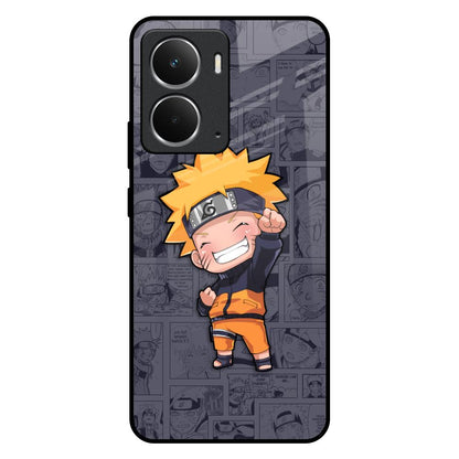 Orange Chubby Realme P3 5G Glass Back Cover Online