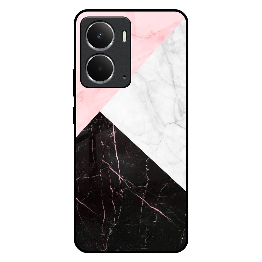 Marble Collage Art Realme P3 5G Glass Back Cover Online