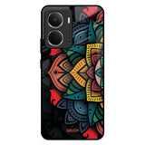 Retro Gorgeous Flower Realme P3 5G Glass Back Cover Online