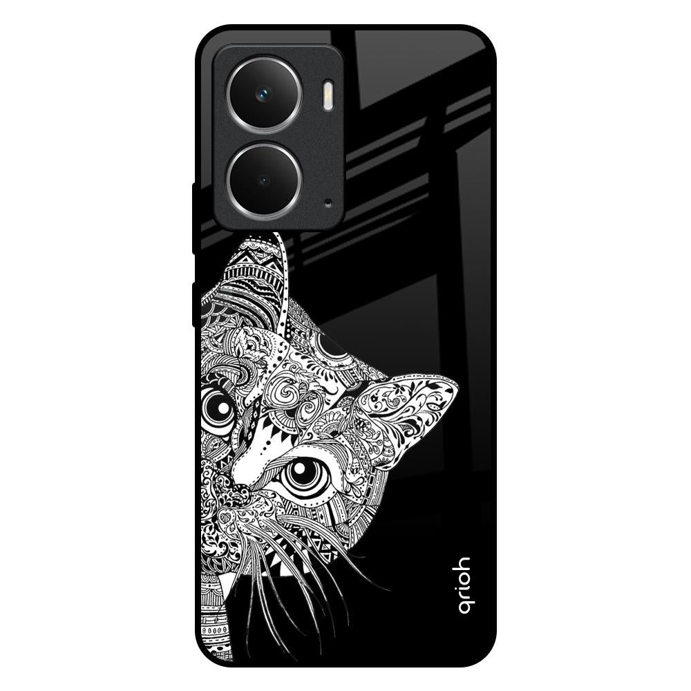 Kitten Mandala Realme P3 5G Glass Back Cover Online