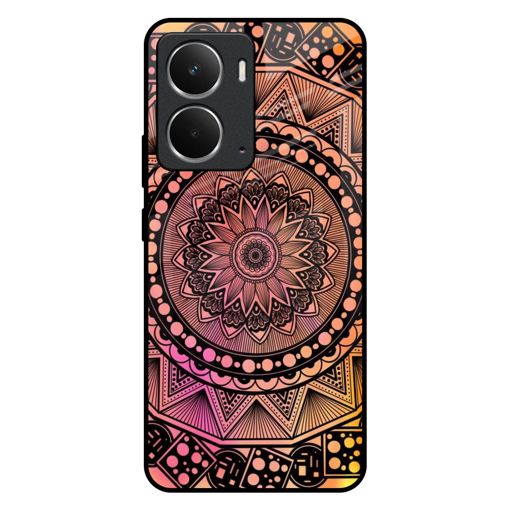 Floral Mandala Realme P3 5G Glass Back Cover Online