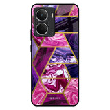 Electroplated Geometric Marble Realme P3 5G Glass Back Cover Online