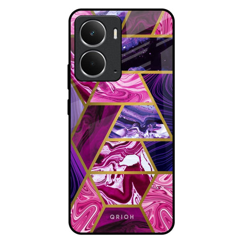 Electroplated Geometric Marble Realme P3 5G Glass Back Cover Online