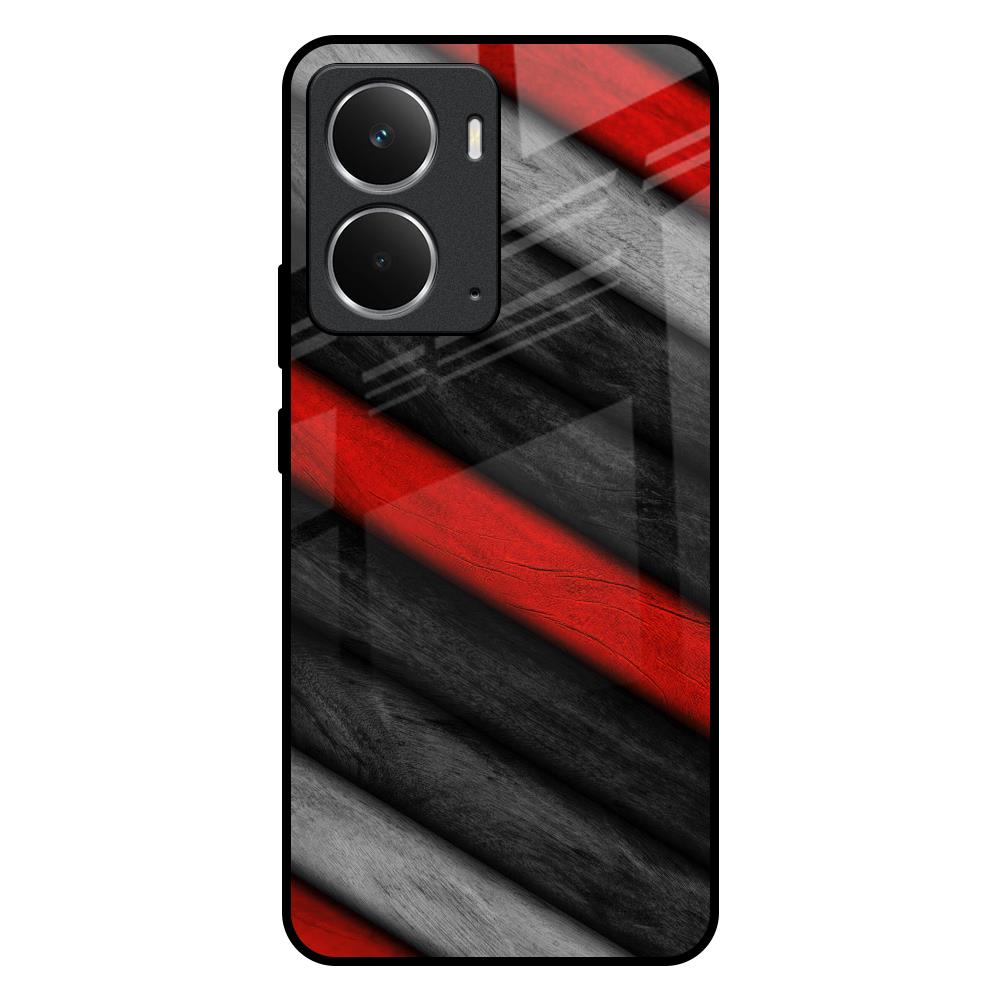 Soft Wooden Texture Glass Case for Realme P3 5G