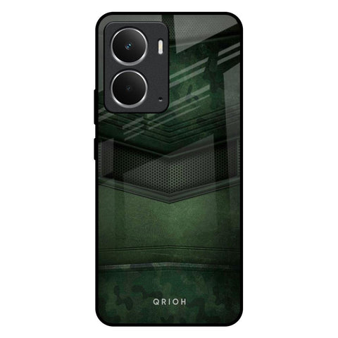 Green Leather Realme P3 5G Glass Back Cover Online