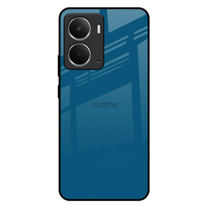 Cobalt Blue Realme P3 5G Glass Back Cover Online