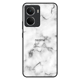 Satin White Marble Realme P3 5G Glass Back Cover Online
