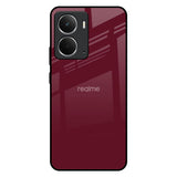 Classic Burgundy Realme P3 5G Glass Back Cover Online