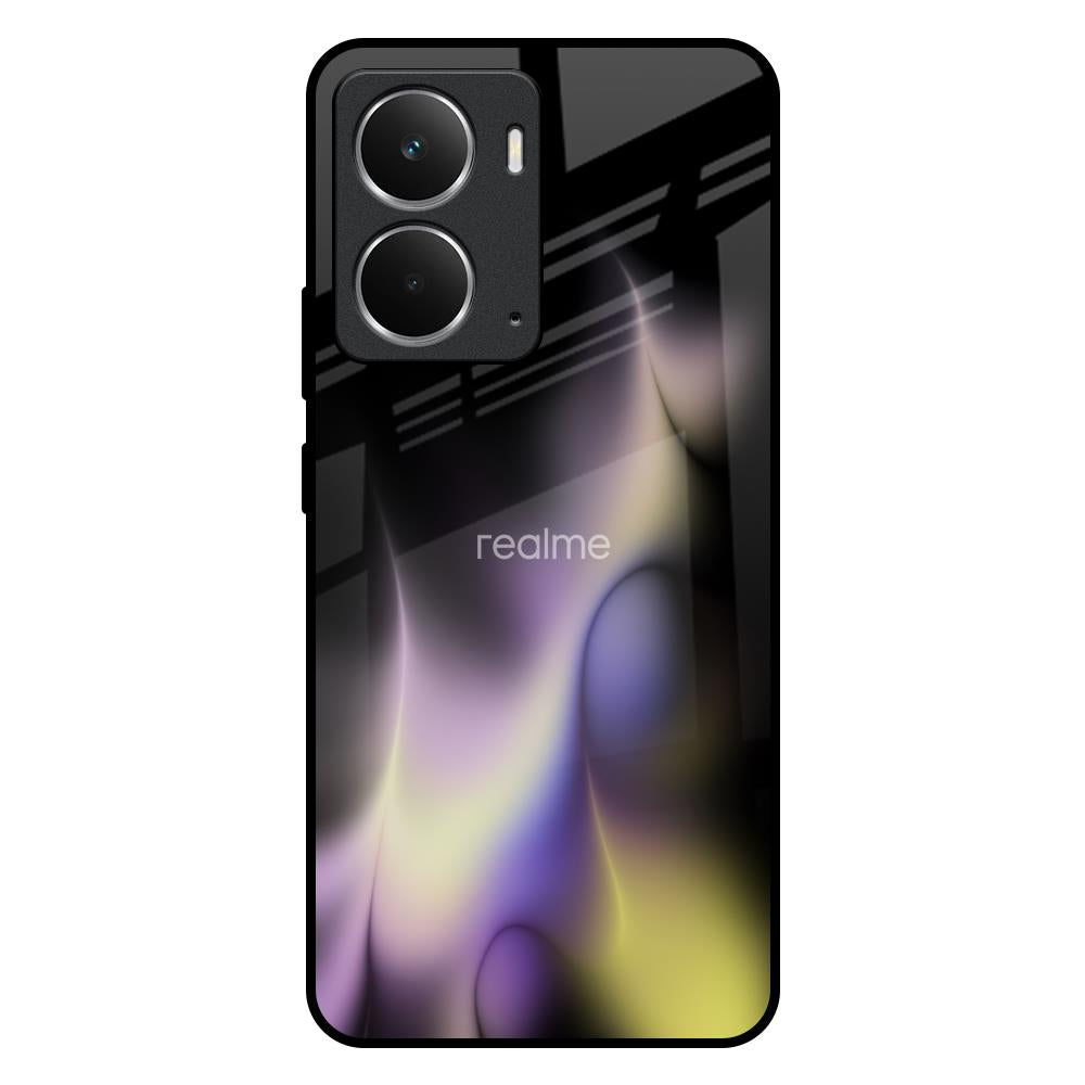 Flames Flow Realme P3 5G Glass Back Cover Online