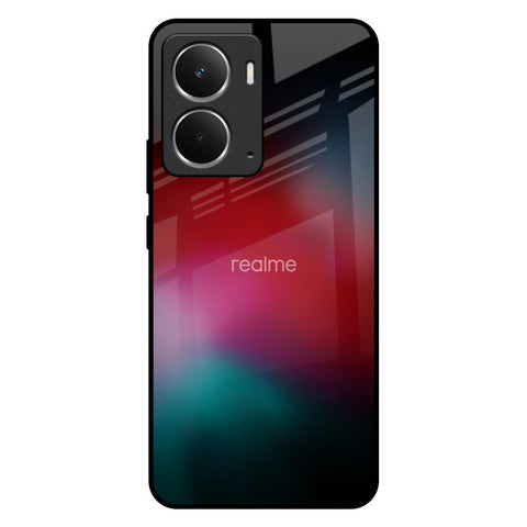 Mystere Red Realme P3 5G Glass Back Cover Online