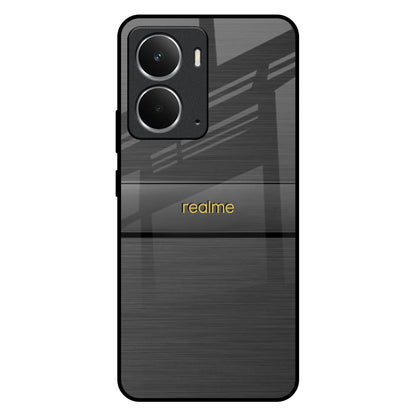Grey Metallic Glass Realme P3 5G Glass Back Cover Online
