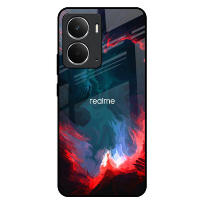 Brush Art Realme P3 5G Glass Back Cover Online