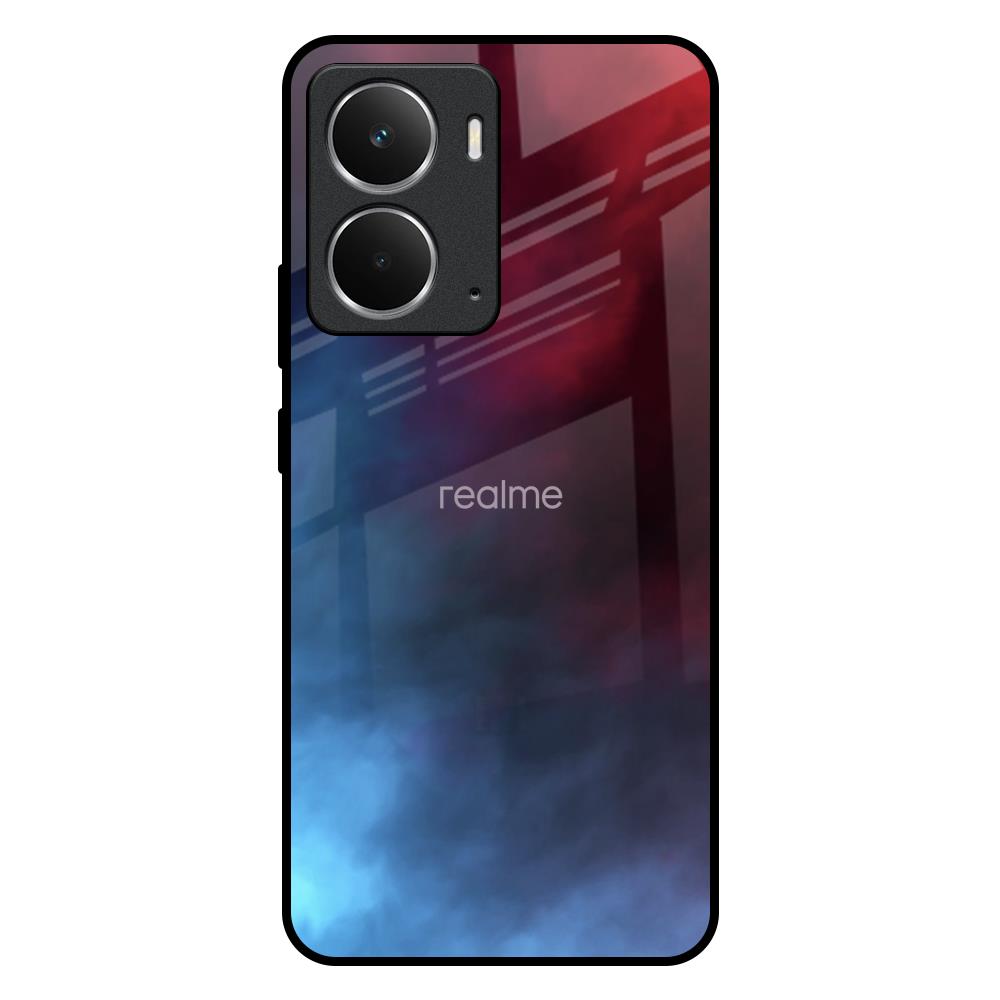 Smokey Watercolor Realme P3 5G Glass Back Cover Online