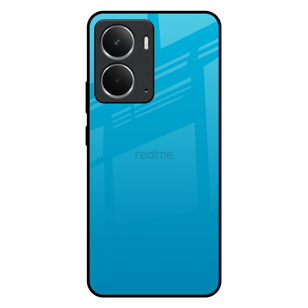 Blue Aqua Realme P3 5G Glass Back Cover Online