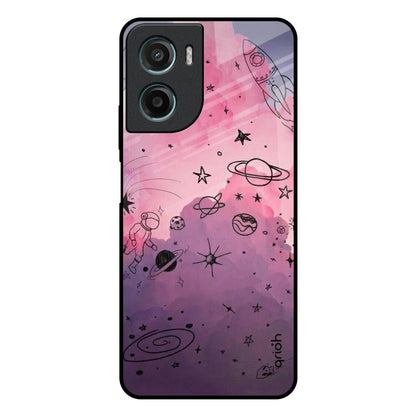Space Doodles Motorola G05 Glass Back Cover Online