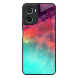 Colorful Aura Motorola G05 Glass Back Cover Online