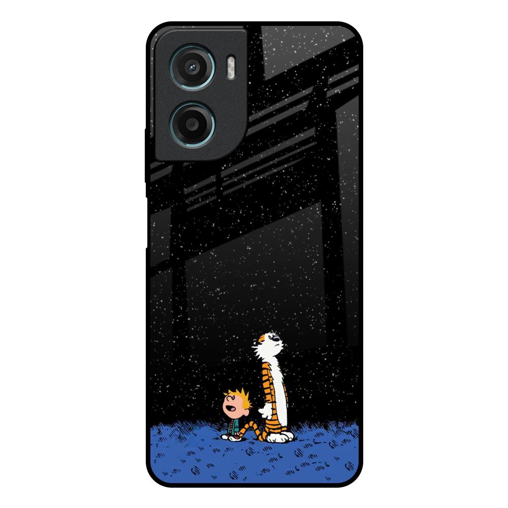 Night Sky Star Motorola G05 Glass Back Cover Online